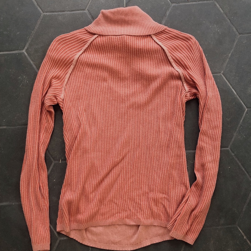 Pink Turtleneck